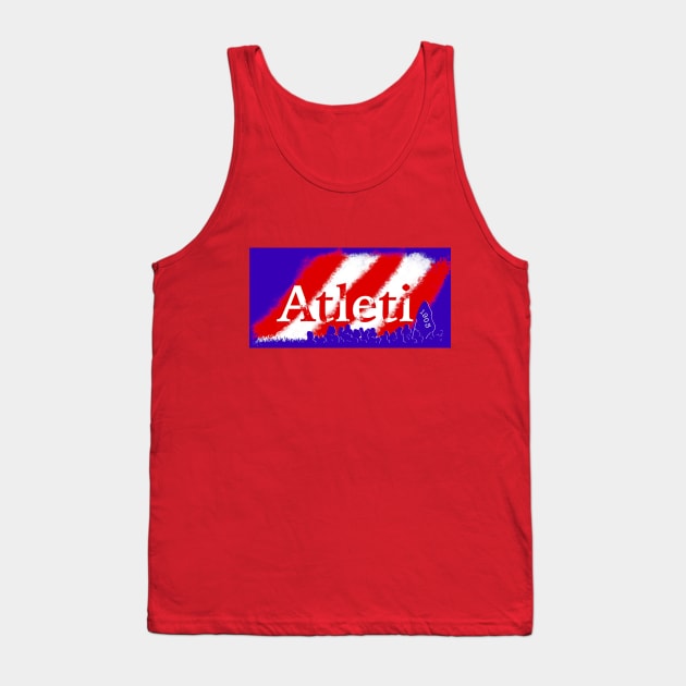 Atleti crowd Tank Top by vlone.es